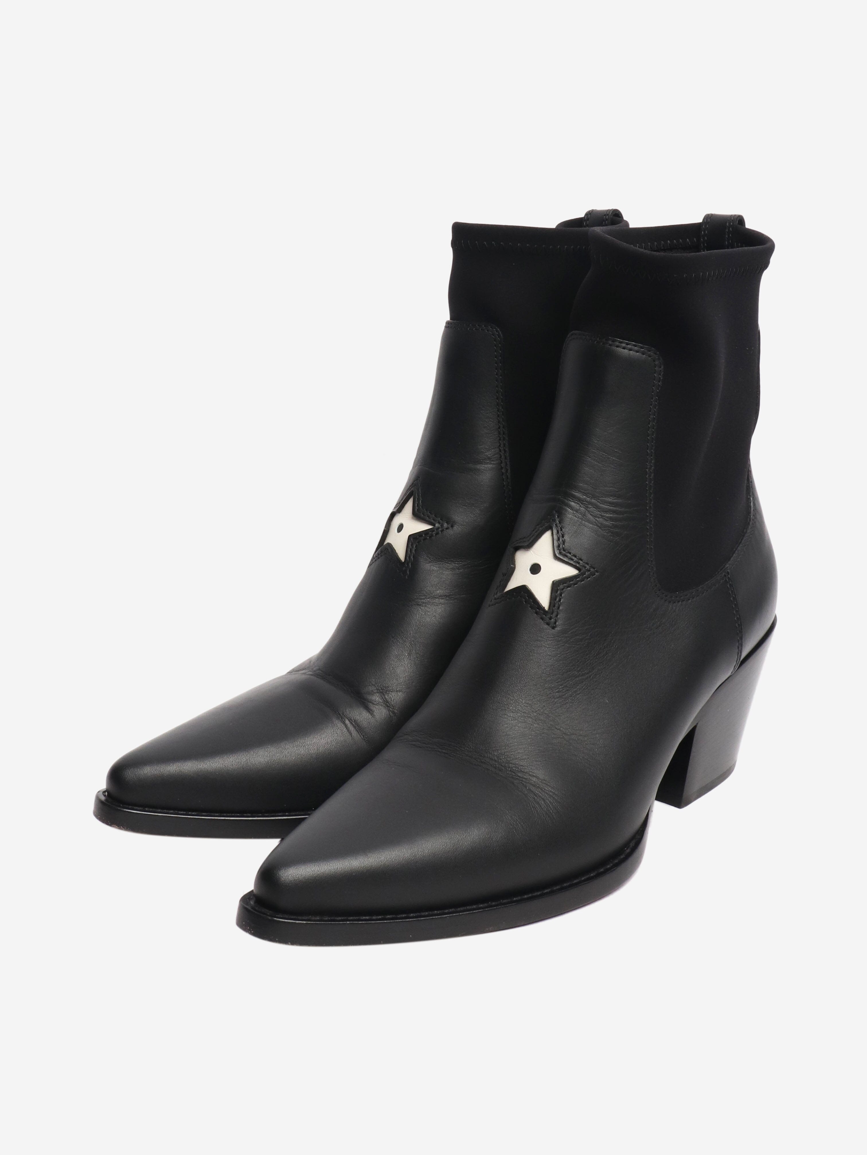 Black western boots - size EU 38 (UK 5) Boots Dior 