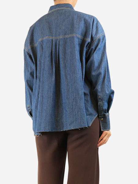 Blue denim shirt - size M alternate image