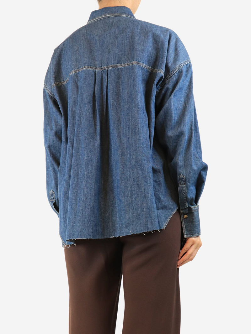 Blue denim shirt - size M Tops Brunello Cucinelli 