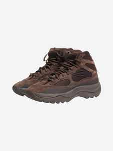 Yeezy x Adidas Dark brown desert boots - size UK 7.5