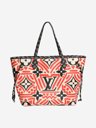 Red and black crafty print neverfull tote Tote Bags Louis Vuitton 