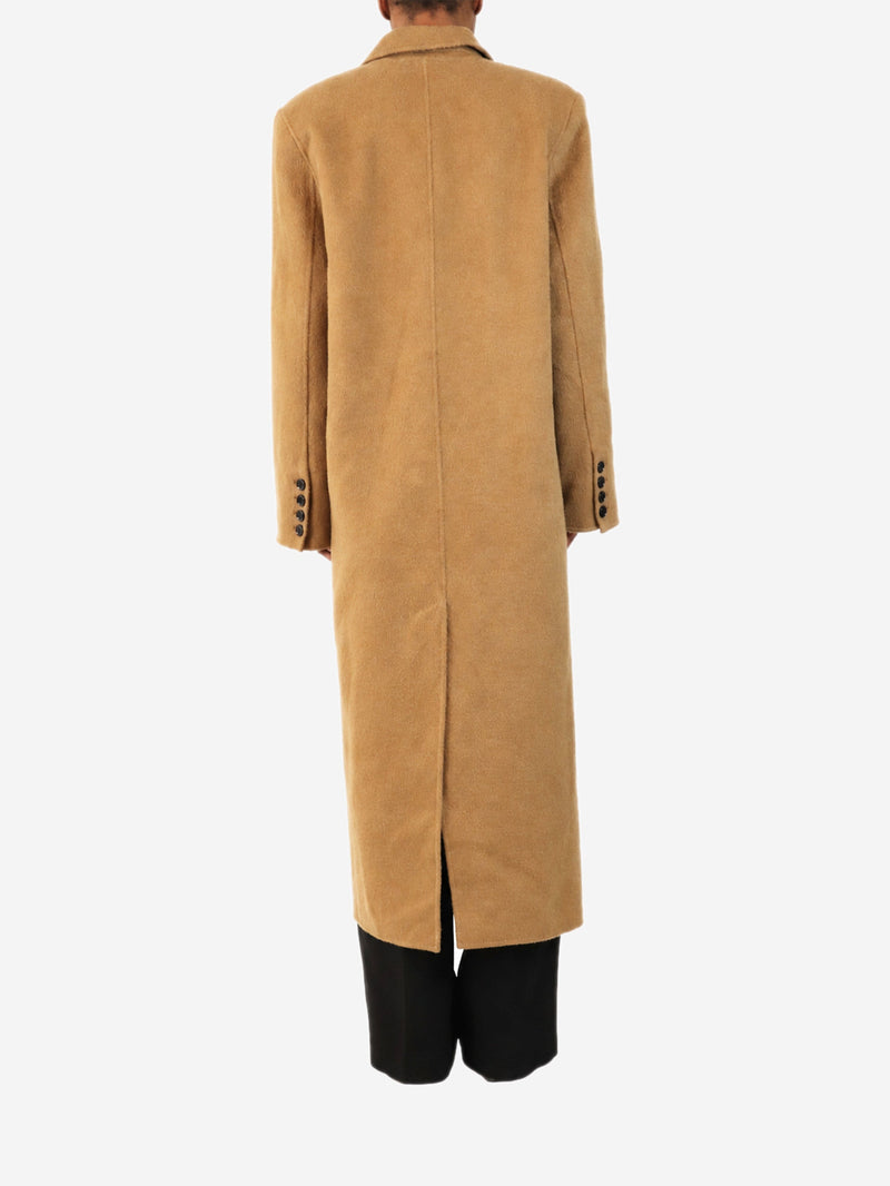 Tan Deja double-breasted wool coat - size XS Coats & Jackets Almada 