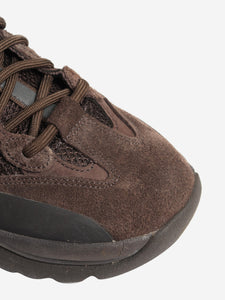 Yeezy x Adidas Dark brown desert boots - size UK 7.5