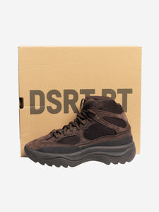 Yeezy x Adidas Dark brown desert boots - size UK 7.5