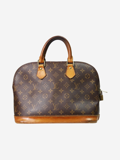 Brown 2000 Monogram Alma PM bag Top Handle Bags Louis Vuitton 