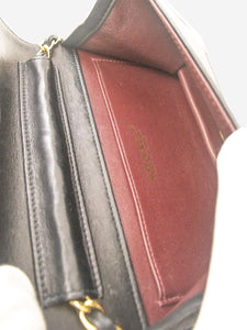 Chanel Black vintage 2000 lambskin full-flap shoulder bag