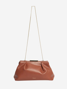 Demellier Brown leather clutch
