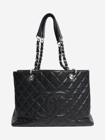 Black 2014 Caviar Grand shopping tote bag Tote Bags Chanel 