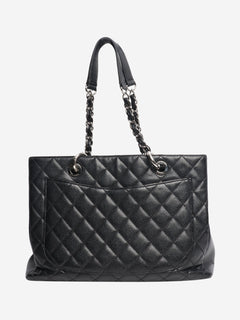 Black 2014 Caviar Grand shopping tote bag Tote Bags Chanel 