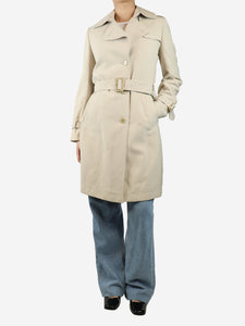 Allegri Neutral trench coat with belt - size UK 8