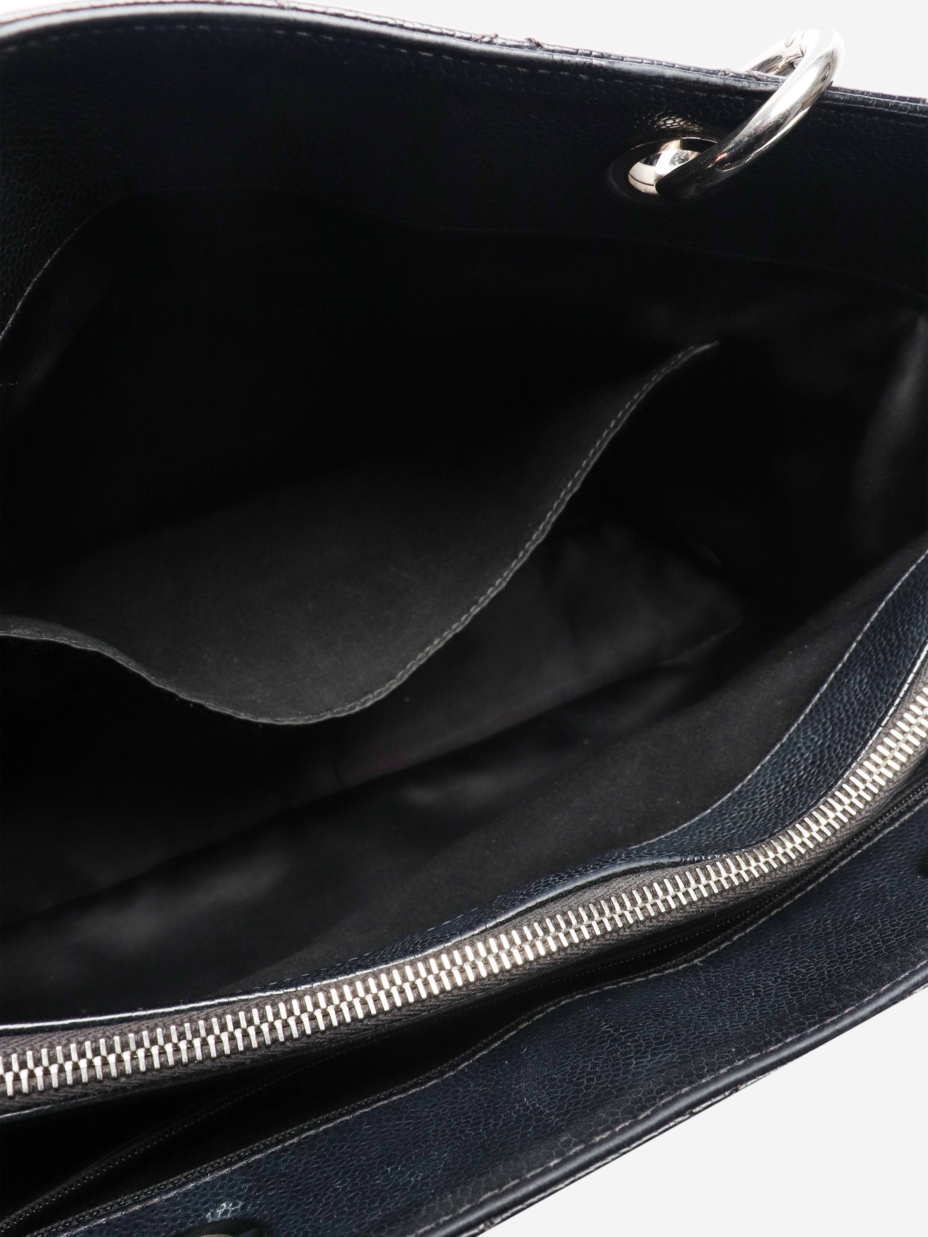 Black 2014 Caviar Grand shopping tote bag Tote Bags Chanel 