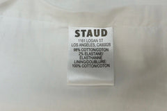 White long-sleeved mini shirt dress - size XS Dresses Staud 