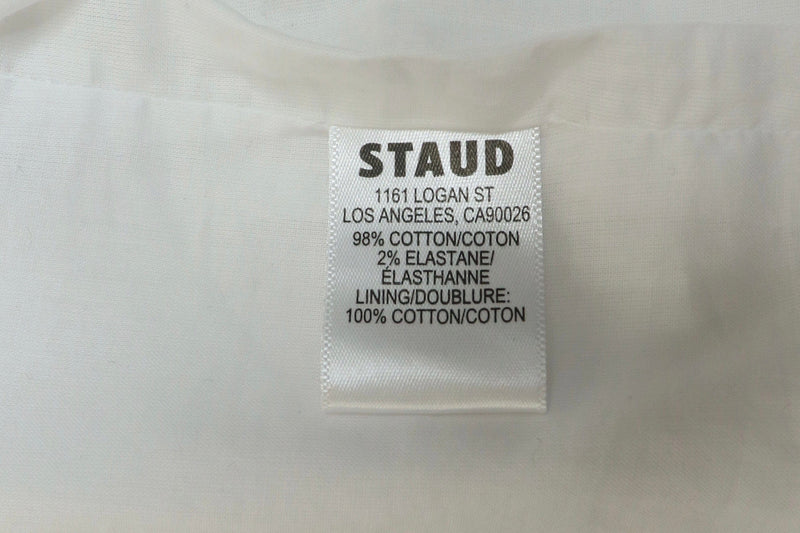 White long-sleeved mini shirt dress - size XS Dresses Staud 