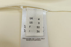 Cream sweetheart neckline midi dress - size UK 4 Dresses Victoria Beckham 