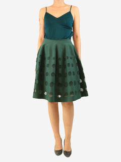 Green polka dot lace skirt - size UK 12 Skirts Alaia 