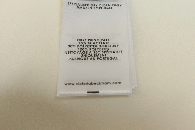 Cream sweetheart neckline midi dress - size UK 4 Dresses Victoria Beckham 