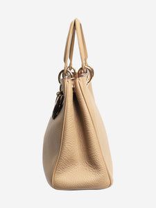 Christian Dior Neutral 2013 Diorissimo leather 2way bag