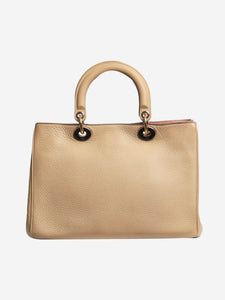 Christian Dior Neutral 2013 Diorissimo leather 2way bag