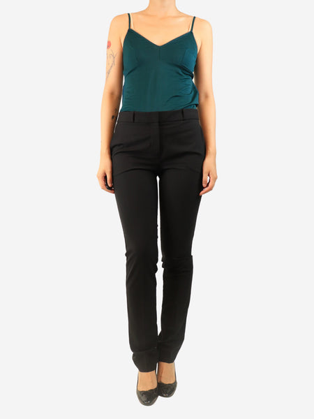 Black cigarette trousers - size UK 10 alternate image