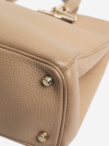 Christian Dior Neutral 2013 Diorissimo leather 2way bag