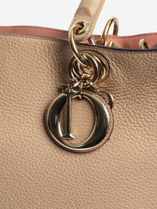 Christian Dior Neutral 2013 Diorissimo leather 2way bag