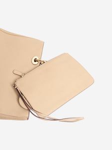 Christian Dior Neutral 2013 Diorissimo leather 2way bag