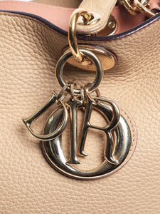 Christian Dior Neutral 2013 Diorissimo leather 2way bag