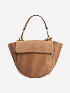 Brown suede cross-body bag Cross-body bags Wandler 