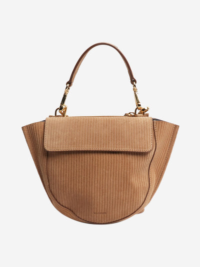 Brown suede cross-body bag Cross-body bags Wandler 