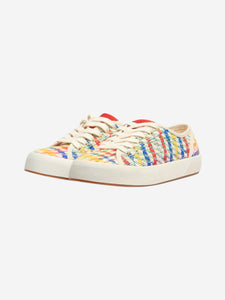 Carolina Herrera Multicolour canvas Bamba sneakers - size EU 37