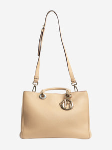 Christian Dior Neutral 2013 Diorissimo leather 2way bag