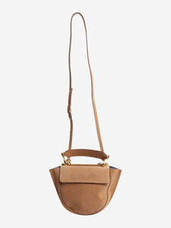 Brown suede cross-body bag Cross-body bags Wandler 
