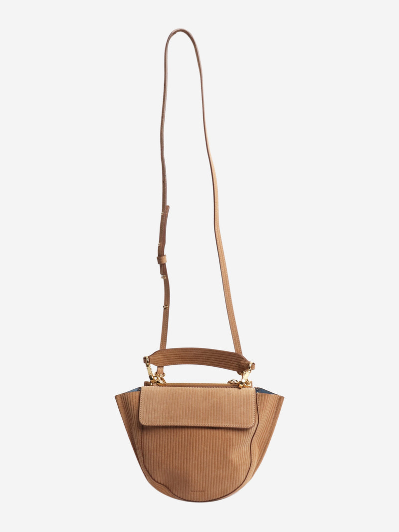 Brown suede cross-body bag Cross-body bags Wandler 