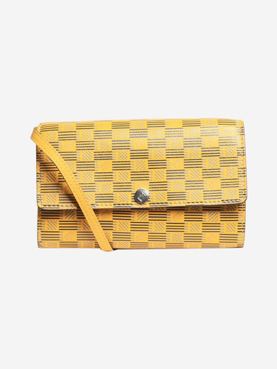 Yellow printed crossbody wallet Cross-body bags Moreau Paris 