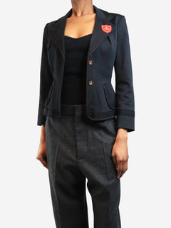 Vintage black fitted school blazer - size UK 6 Coats & Jackets Vivienne Westwood Red Label 