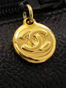 Chanel Black vintage 1996 caviar-leather Wallet On Chain bag