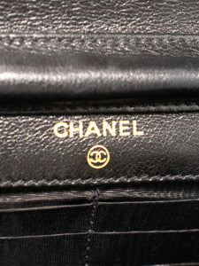 Chanel Black vintage 1996 caviar-leather Wallet On Chain bag