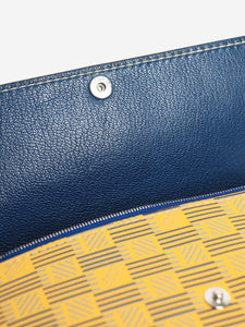 Moreau Paris Yellow printed crossbody wallet