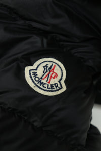 Moncler Black long puffer coat - size UK 14