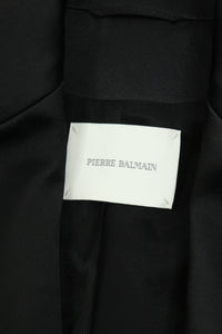 Balmain Black double-breasted blazer - size UK 8