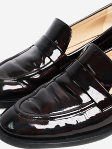 Stuart Weitzman Black patent loafers - size EU 41.5