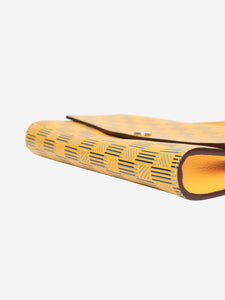 Moreau Paris Yellow printed crossbody wallet