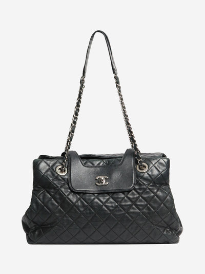 Black 2014 lambskin quilted flap bag Shoulder bags Chanel 