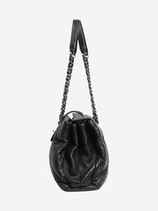 Chanel Black 2014 lambskin quilted flap bag