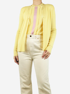 Prada Yellow cardigan - size UK 8