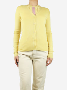 Prada Yellow cardigan - size UK 8