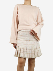 3.1 Phillip Lim Pink boat neckline wool-blend jumper - size M