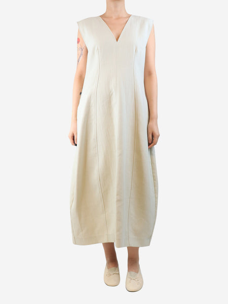 Dove Enna cotton-twill midi dress - size UK 12 product image