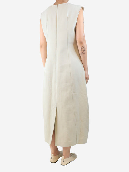 Dove Enna cotton-twill midi dress - size UK 12 alternate image