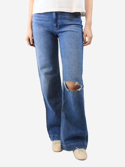 Leenah mid-wash denim jeans - W28 Denim Paige 